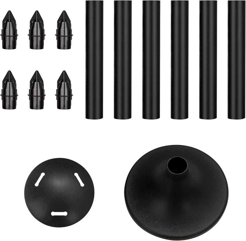 NEXCOVER Boat Cover & Adjustable Support | Extends 12"-54" | 6-Stage Pole | ABS Reinforced System | Black - Image 2